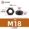 Tuerca Hexagonal Grado 8.8 Acero al Carbono Negro Alta Resistencia Tuerca Hexagonal Tuerca Ennegrecida Venta al por Mayor M2-M56