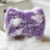 Esponja de Algas Moradas para Limpieza de Cocina Esponja para Lavar Platos Esponja Espesada para Fregar en Casa Bloque de Esponja