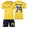 2526 Victoria de Riad Arabia Saudita Uniforme de Fútbol Casa 7 Ronaldo 10 Mané 79 Félix Jersey