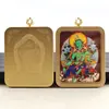 Colgante de thangka dorado pintado a mano doce zodiacos ocho santos patronos recuerdos escénicos al por mayor accesorios cielo negro grande tarjeta