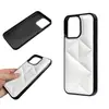 Adecuado para Serie Apple iPhone Funda para Teléfono Móvil Rellena de Cuero PU Cubierta Protectora Anti-Caída de Imitación de Cuero Nube