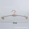 Colgador de ropa interior para mujer al por mayor tienda de ropa interior colgador de metal clip para ropa interior soporte para ropa chapado en oro