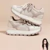 Zapatillas Deportivas para Mujer con Suela Gruesa para Aumentar la Altura 2026 Verano Nuevas Versátiles Transpirables Cómodas con Cordones para Mujeres Bajitas Modernas