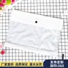 Bolsa para Documentos Imitación Piel de PVC Personalizada Blanca Suave Multicompartimento con Bolsillo Textura Pvc Cierre de Broche Bolsa Sobre