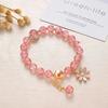 Pulsera de margarita de cristal flash al por mayor transfronteriza Flor Joker alto sentido cuentas hechas a mano diseño creativo de personalidad coreana