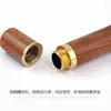 Aguja de Coser de Jeringa de Palo de Rosa, Aguja para Acolchado, Caja de Agujas de Coser a Mano y Hilo, Aguja de Cola Dorada, Aguja de Zurcir de Ojo Grande, Aguja de Bordado, Aguja Hecha a Mano