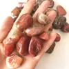 Venta al por mayor ágata rojo del sur natural partícula grande Piedra Rodante grava de cristal piedra original piedra de aromaterapia piedra de fragancia DIY hecho a mano