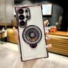 Funda para Teléfono Samsung S24Ultra S23FE con Airbag Galvanizado Anticaídas, Giroscopio Descompresor, Soporte Magnético S25P