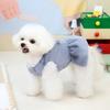 Roupas para animais de estimação Outono e inverno Nova tração Cor sólida saia de algodão Bonito cachorro Teddy Bo Mei Bixiong 24 Intoxicated saia de tração