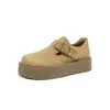Zapatos Mocasines de Suela Gruesa Augusden para Mujer, Nuevo Estilo Otoño 2026, Adecuados para Combinar con Faldas, Zapatos Casuales Cerrados Completamente sin Cordones, Suela Suave
