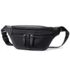 Riñonera grande de cuero genuino estilo nuevo transfronteriza, bolso cruzado, bolso de pecho, bolso tipo silla de montar, bolso para debajo del brazo, gran capacidad, bolso de hombro de piel de vaca de alta calidad