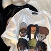 Camisetas de Manga Curta para Homens e Mulheres, Camisetas Curtas Juvenis, Camisetas de Manga Curta da Moda para Mulheres, Moda Casual Versátil para Homens