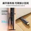 Suministro Directo de Fábrica Weixun serie ALK línea HDMI-A macho a macho 8K HD línea plana tejida de nailon Negro 2 m