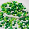 Poliéster Color Alta Elasticidad Pompon Bola de Felpa Pequeña Niños de Jardín de Infancia DIY Decoración Hecha a Mano Material Accesorios Pompon Pequeño