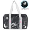 Bolsa jk para Estudante Bolsa para Vestido Bolsa de Ombro de Gato Bolsa de Mão Bolsa de Couro Mochila Escolar para Estudante de Ensino Médio Japonês Mochila