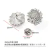 Prontos para envio, broches requintados e únicos cravejados de diamantes, acessórios DIY estilo doce para roupas, bolsas e sapatos, feitos de liga de zinco