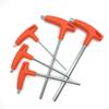 Llave Allen en T Llave de muleta Destornillador hexagonal largo hexagonal Llave Allen de cabeza plana