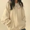 Suéter con cremallera para mujer 2022 nueva ropa de mujer holgado Corea del Sur delgado primavera, otoño e invierno forro polar engrosado talla grande celebridad de internet