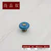 Puxador de Gaveta de Armário de Roupa de Cerâmica Bronze Estilo Moderno Minimalista Chinês Puxador Branco em Forma de Tira de Furo Único