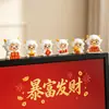 Regalo de Año Nuevo Año de la Oveja Linda Figura de Oveja Pequeña Mascota para Coche Decoración de Escritorio Pequeño Regalo para Reunión Anual