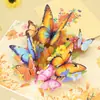 Nueva Tarjeta de Felicitación Tridimensional de Mariposa Lista para Usar Venta al por Mayor Regalo para el Día del Maestro Tarjeta de Felicitación de Cumpleaños Transfronteriza Tarjeta Pequeña de Gama Alta
