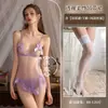 Lencería Transparente con Escote Abierto, Pijama de Encaje tipo Campana para Parejas, Bata Qqny, Efecto Adelgazante para Pechos Pequeños, Lencería Erótica de Tallas Grandes