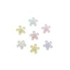 Flor de cinco pétalas joia de unha gelo transparente tridimensional flor rosa amarela verão amarelo limão flor pequena acessórios para unhas