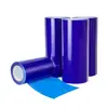 Filme Protetor Azul de PE Aço Inoxidável Metal Alumínio Plástico Anti-Risco Remoção de Poeira Fita Residue-Free Autoadesivo de Metal, Alumínio, Plástico