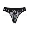 Amazon Transfronterizo Popular Tanga Estampado de Vaca Cómodo Sin Costuras Aliexpress Ropa Interior Femenina de Moda Europea y Americana de Cintura Media