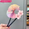 Ferramenta de Penteado Infantil Acessório de Cabelo Flor Fofa para Meninas Estilo Coreano Trançado Coque Despojado Ferramenta de Penteado