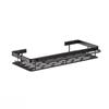 Estante de baño transfronterizo temu Montado en la pared Sin perforaciones Estante de almacenamiento para inodoro doméstico Estante de plástico ABS