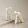 Batería Externa Inalámbrica Magnética Magsafe Transfronteriza Carga Rápida Viene con Cable 10000 mAh Fuente de Alimentación Móvil Logo Impreso