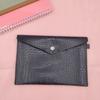 Bolsa de Archivo de Cuero con Hebilla Magnética A4 Carpeta de Reuniones para Oficina de Negocios Estudiante de Primaria Impermeable y Resistente a las Manchas Bolsa para Guardar Información A5