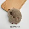 Broche de Pelúcia Capivara Acessórios DIY para Roupas Sapatos e Chapéus Acessórios Boneca Desenho Animado Pequena Capivara Costas Abertas Animal