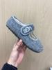 [en stock] Zapatos Mary Jane con Forro de Felpa Velcro Francés Zapatos de Algodón de Invierno Planos Puntera Redonda Zapatos Casuales Mujer