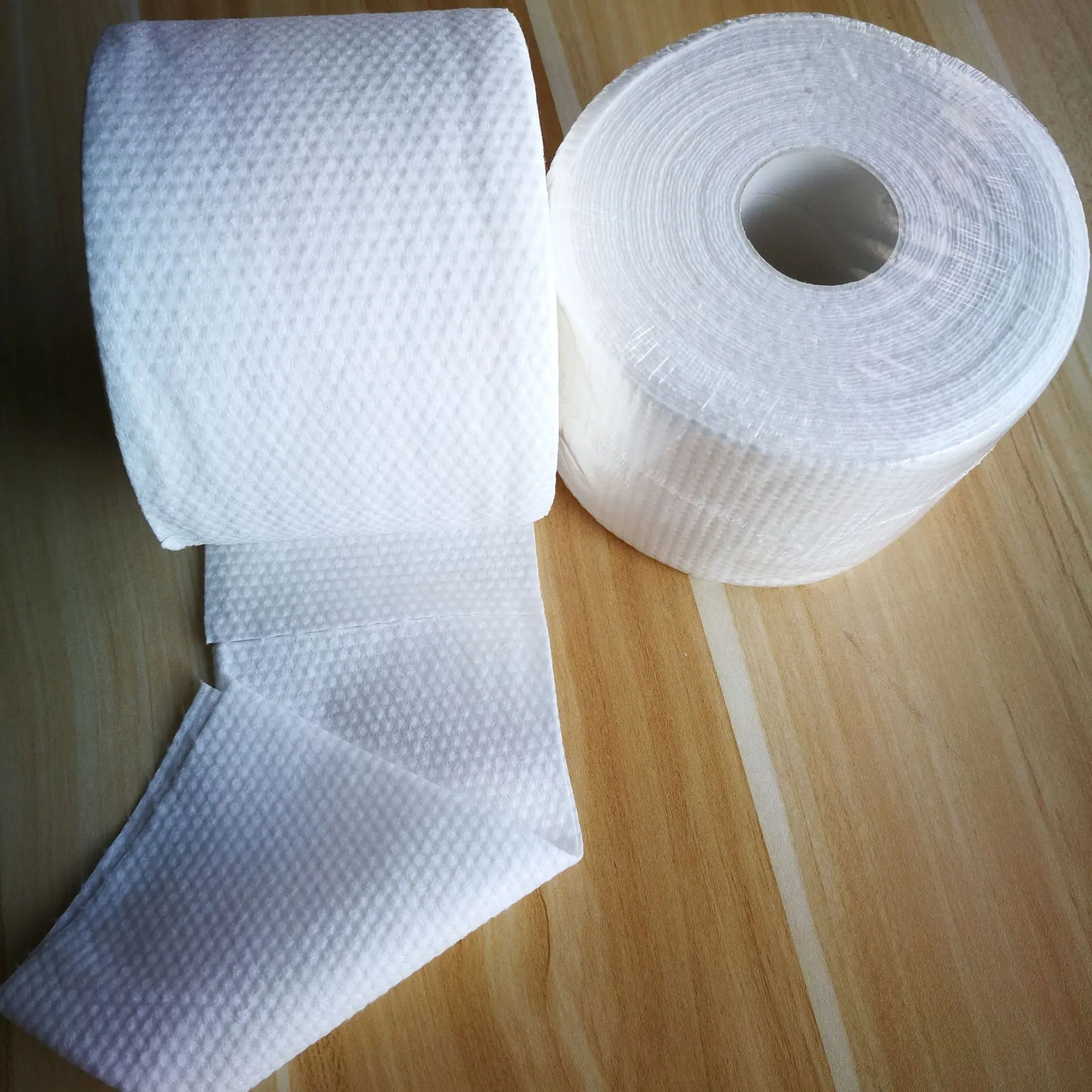 珍珠纹水刺无纺布 百洁布