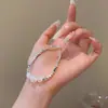 Pulseira de Olho de Gato com Contas Estilosa para Mulheres, Luxo Acessível Design de Nicho Pulseira com Pingente Pulseira para Presente de Estudante Ins
