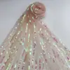 Directo de fábrica Verano 2020 nuevo vestido tela para vestido de boda encaje bordado con lentejuelas tela bordada