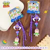 Popular Mercancía Auténtica de Toy Story con Buzz Lightyear, el Alien de Tres Ojos y Llavero Colgante para Bolsa de Muñeco Woody