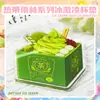 Serie Selva Tropical Posavasos para Helado Material Acrílico Impresión de Alta Definición Productos Culturales y Creativos Regalos para el Campus