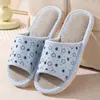 Pantuflas de Lino Eva para Uso en Casa, Pantuflas de Pareja, Uso en Interiores de Hotel, Pantuflas de Piso con Suela Suave, Venta al por Mayor por Fabricante