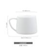 Taza de cerámica de porcelana china estilo europeo pequeña de lujo con tapa y posavasos regalo para el hogar taza de agua taza de té de la tarde platillo taza de café