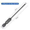 Yitao King Kong Preto Broca de Vento Cruzada 75mm Magnética Grau Industrial Broca de Vento para Parafusadeira Elétrica Broca para Furadeira Manual