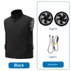 Ropa de Aire Acondicionado para la Cintura Lateral Chaleco con Ventilador Lateral de Verano Chaleco de Pesca Chaleco