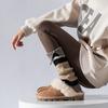 Cubiertas de calcetín para mujer para primavera y otoño, Bloques de color, Engrosadas, Cálidas, Hilo de tejer, Diseño con abertura, Estilo Y2K, Otoño e invierno, Contraste de color, Calcetines holgados, Cubiertas de calcetín de tubo alto