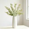 Hojas de eucalipto de plástico, plantas verdes artificiales para paisajismo, ramas decorativas de hoja de dinero, plantas artificiales, flores artificiales