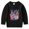 2026 Nova Camiseta Infantil de Primavera e Outono Gola Redonda Desenho Animado Manga Longa Camiseta Básica Conjunto para Meninos e Meninas Camiseta de Algodão