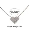Cadena de Cintura para Mujer con Cadena de Garra Completa de Diamante Corazón Transfronteriza Europea y Americana Estilo Sexy de Moda Cadena Corporal Simple de Pedrería para Playa