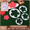 Flor Peônia Ameixa Cereja Molde de Biscoito de Plástico Molde de Corte Padrão de Decoração de Fondant Molde Especial para Assar Conjunto de Bolo