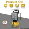 Llave Eléctrica de Litio Modelo Nuevo Transfronteriza Lámpara de Iluminación con USB Luz de Trabajo de Batería de Litio Luz para Reparación de Automóviles Luz Led